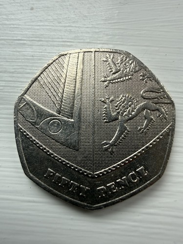 2012 50p shield and - and, rare