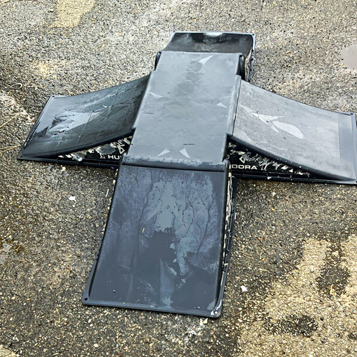 Hudora black skateboarding - black,