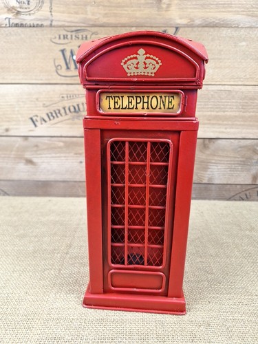 Decorative red tin - cm,