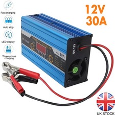 Battery Smart Charger, 30A 12V
