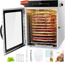 Food Rotary Dehydration Machine- Oven Dry Fruit Machine with adjustable Timer 