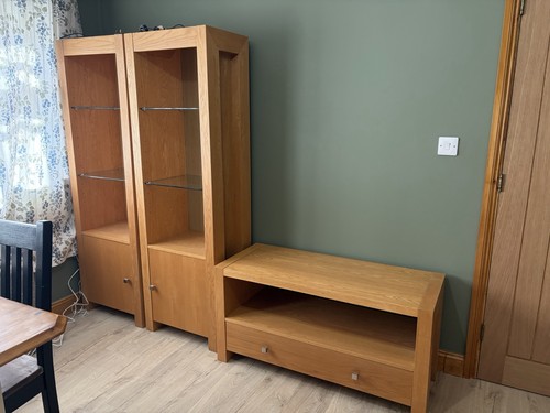 High quality solid oak - oak, tv