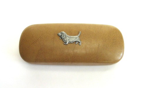Basset hound design tan - tan, pu