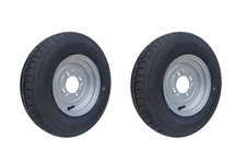2 x 145 80 R10 TRAILER WHEELS