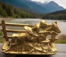 Vintage Small Brass Letter