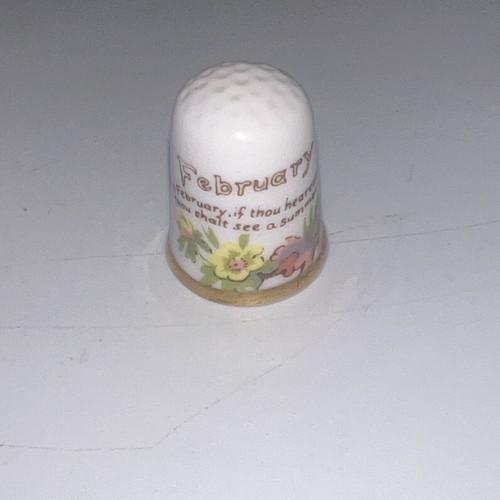 February thimble fine bone - february,