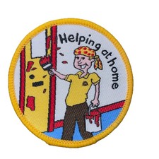 Girlguiding Brownie Helping At