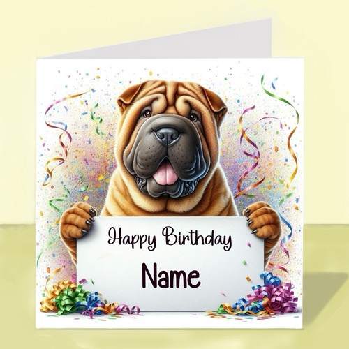 Personalised shar pei - shar,