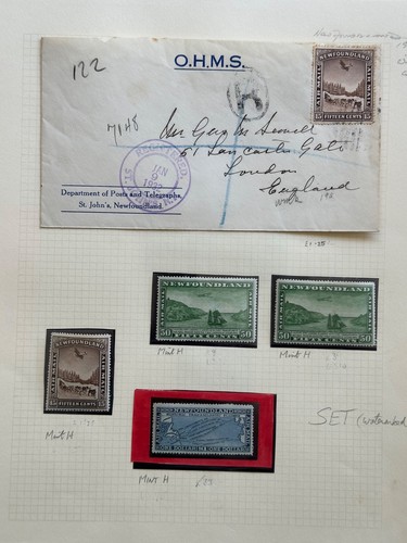 Newfoundland air post - , stamp