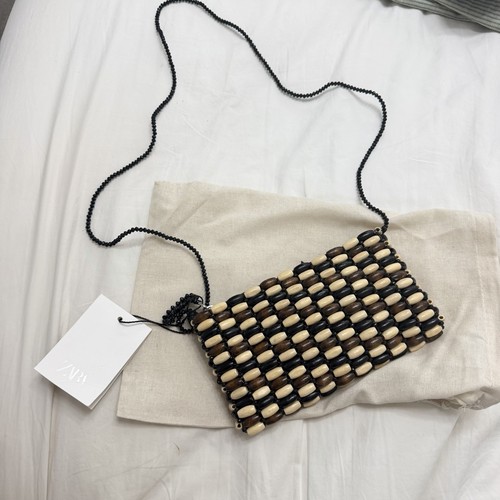 Zara beaded shoulder bag - shoulder,