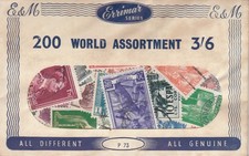 Vintage stamp packet 200 - gb,