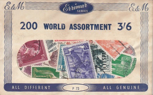 Vintage stamp packet 200 - gb,