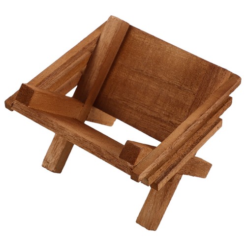 Intricate mini wooden nativity - intricate,