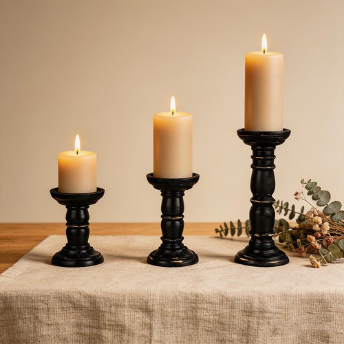 3pcs desktop candle - 3pcs,