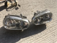 VOLKSWAGEN GOLF MK4 HEADLIGHTS 1.8T 20V (PAIR) 2000 FREE POSTAGE