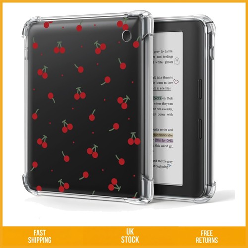 Clear red cherry tpu - red,