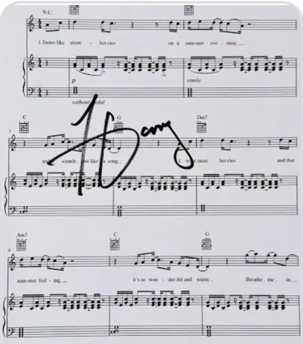 Harry styles signed music - harry,