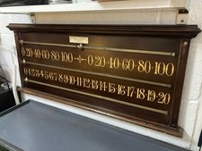 Antique  Burroughes & Watts Large Score Board In Great Condition