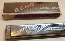 vintage echo hamonica mouth organ M Hohner made in germany music collectable