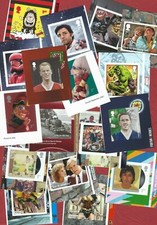 MULTI-VALUE LISTING OF S/ADH 1ST CLASS COMMEM BOOKLET STAMPS.