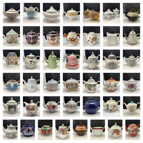 Vintage china teapot large - china, teapot~