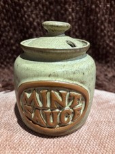 Tremar Studio Pottery Vintage Mint Sauce Jar 1960s Cornwall