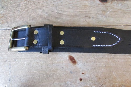 New genuine leather - , black