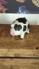 Spotted Pig Figurine Gloucestershire Country Farmhouse Style Shelf Sitter