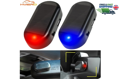 Solar power car led fake - power,
