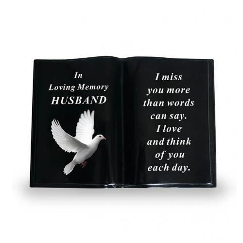 Graveside plaque memorial - plaque,
