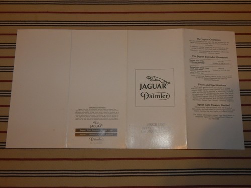 Jaguar daimler price list - uk,