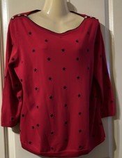 Talbots Petites Red Sweater