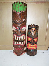 SET OF TWO MULTI COLOURED HAND