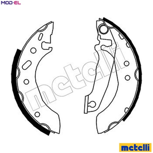 Brake shoe set - brake, for