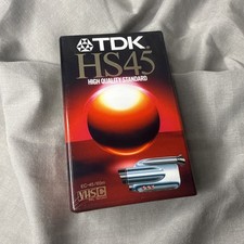 TDK HS45 45 Minutes VHS-C Blank Cassette Tapes for VHSC Video Camcorder