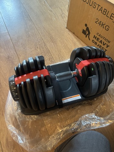 Adjustable 24kg dumbbell with - adjustable,