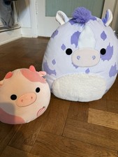 Set of 2 Squishmallows Cows