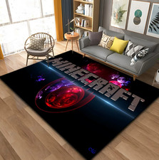 Minecraft Game Carpet Bedroom Drifting Window Cartoon Floor Mat Crystal Velvet
