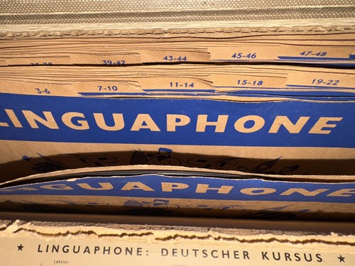 Vintage linguaphone german - vintage,