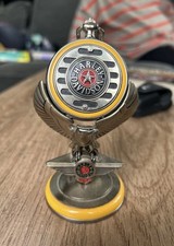 Harley Davidson “Fat Boy” Pocket Watch, Display Stand & Leather pouch