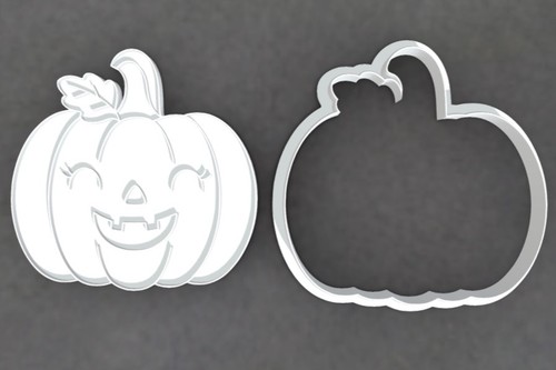 Cute pumpkin cookie cutter - cute,
