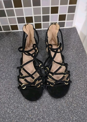 Topshop black faux suede - topshop,