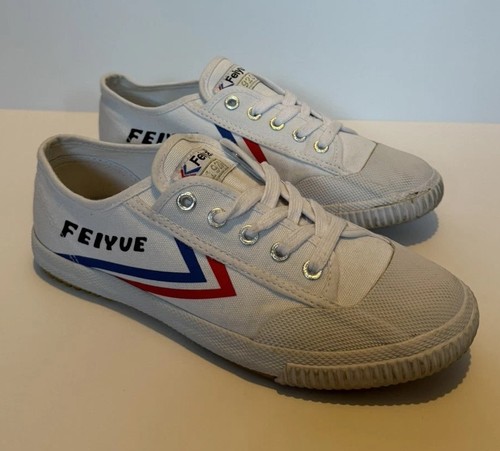 Feiyue white canvas trainers - white,