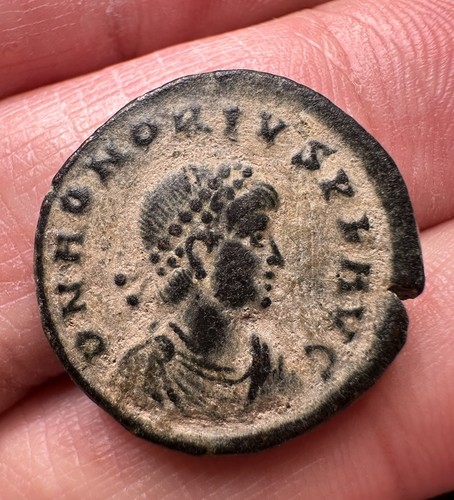 Ancient roman coin with - coin, good