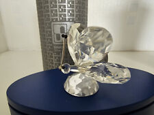 SWAROVSKI CRYSTAL 'LARGE BUTTERFLY' BLACK TIPS 