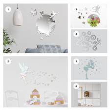 3D Acrylic Mirror Wall Decal