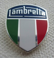 Lambretta Italian Shield Enamel Pin Badge 