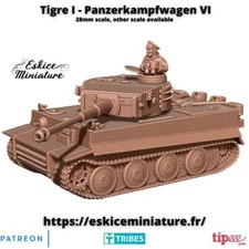 German Tigre 1 WW2 - 28mm-