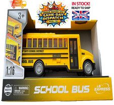 1:16 School Bus Toy Yellow