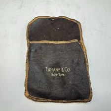 TIFFANY & CO. New York Pacific Silver Cloth Anti Tarnish Bag Sterling 3.5 X 3.5"